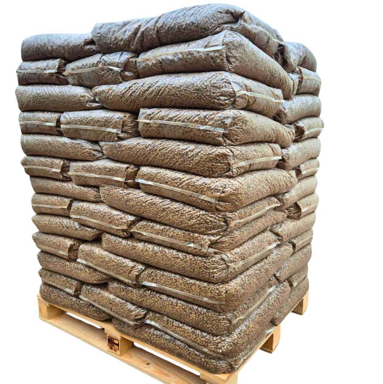 8mm Wheat Straw Pellets for Industrial Boilers 975 kg